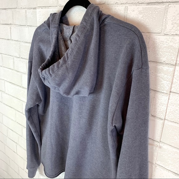 American Eagle Outfitters Ahh-mazingly Soft Hoodie Blue Stripes Sweatshirt - Picture 9 of 9